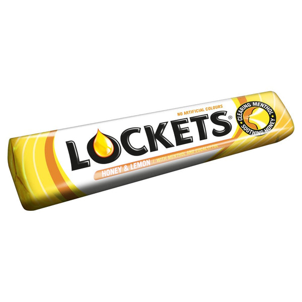 Lockets Honey & Lemon Cough Sweet Lozenges 41g