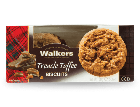Walkers Treacle Toffee Biscuits 150g (Pack of 6)