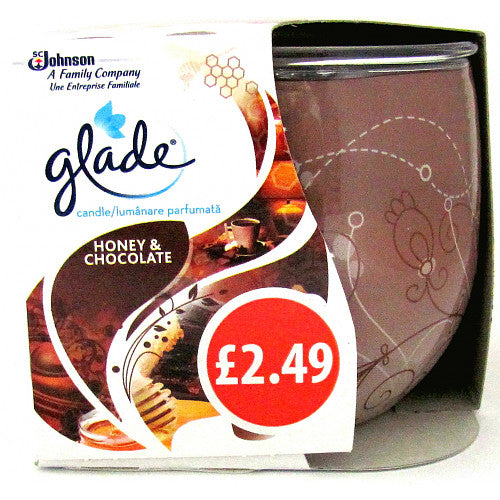 Glade Candle Honey & Chocolate  