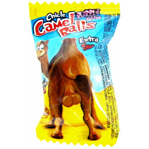 Fini 200 Chicle Bubble Gum Camel Balls Extra Sour