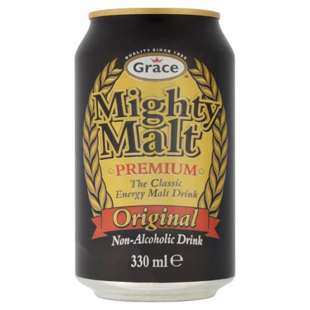 Grace Mighty Malt Cans 330ml (Pack of 24)