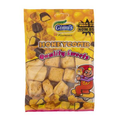 Ginni Choc Honey Comb 90g (Pack of 10)