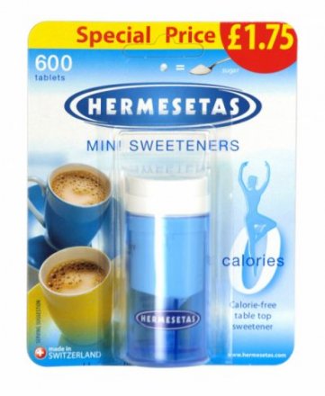 Hermesetas Tablets 600s (Pack of 6)