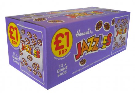 Hannah's Jazzles Choc 200g (Pack of 12)