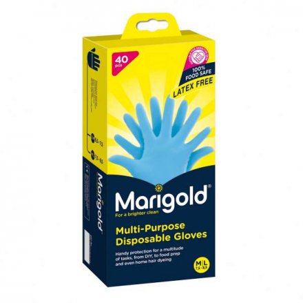 Marigold Blue Disposable Gloves - 40s (Pack of 1)