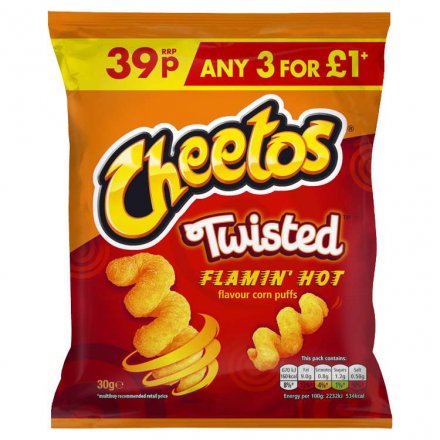 Cheetos Flamin Hot Twist 30g (Pack of 30)