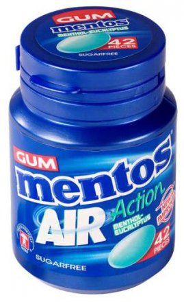 Mentos Gum Air Action Bottle 45pc (Pack of 6)