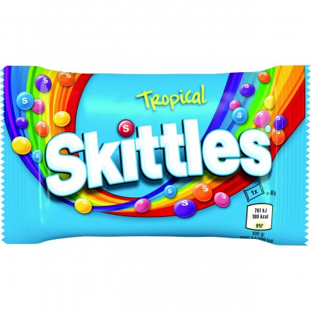 Skittles Tropical Bag 55g (Pack of 36)