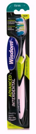 Wisdom Advanced Interdental Firm Toothbrush (Pack of 10)
