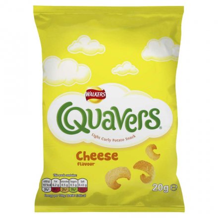 Quavers Cheese Standard 20g (Pack of 32)