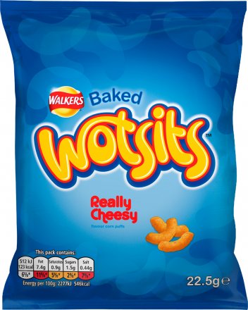 Wotsits Cheese Standard Bag 22.5g (Pack of 32)