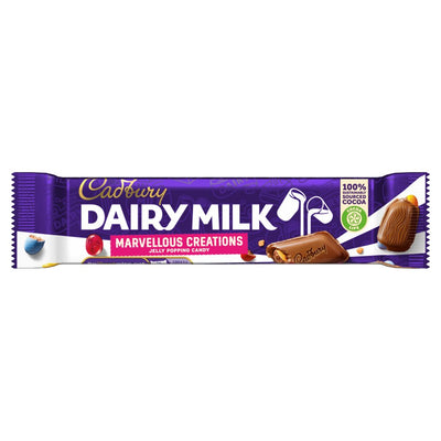 Cadbury Dairy Milk Marvellous Creations Jelly Popping Candy Shells 47g