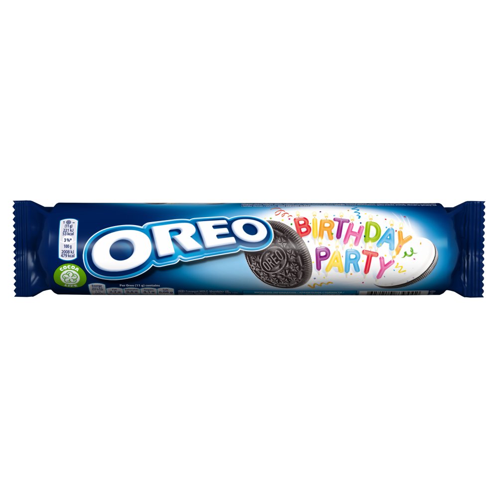 Oreo Birthday Party Sandwich Biscuit 154g  
