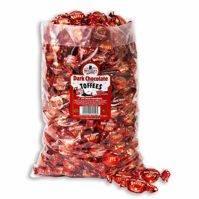 Walker's Nonsuch Dark Chocolate Covered Toffees 2.5kg Bag
