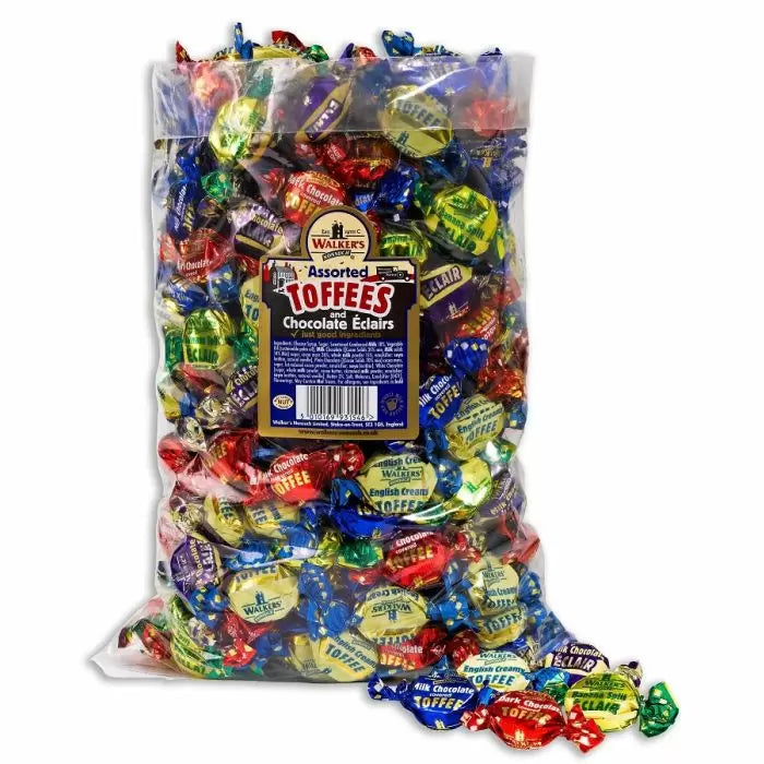 Walker's Nonsuch Assorted Toffees & Eclairs 2.5kg Bag