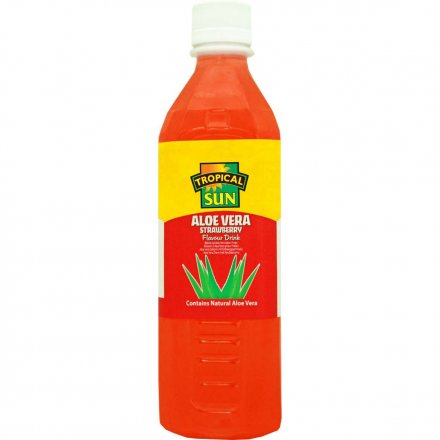 Tropical Sun Aloe Vera Strawberry 500ml (Pack of 12)