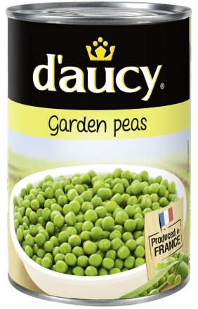 D'Aucy Garden Peas 400g (Pack of 6)