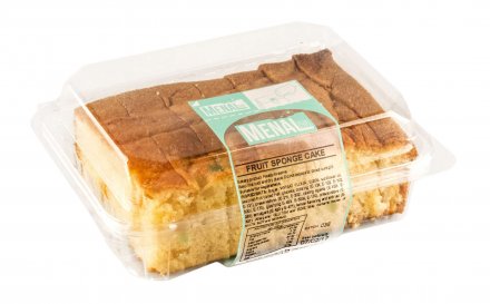 Menal Fruit Sponge Cake 350g (Pack of 7)