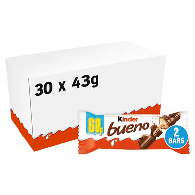 Kinder Bueno Chocolate Milk Chocolate and Hazelnuts  43g