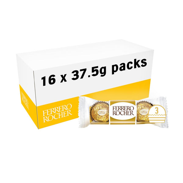 Ferrero Rocher Chocolate Pralines Treat Pack 3 Pieces (37.5g)
