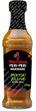 Nando's Mango & Lime Peri-Peri Marinade 270g (Pack of 6)