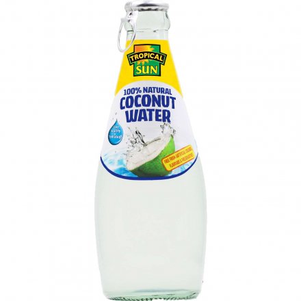 Tropical Sun 100% Natural Coconut Water Glass 300ml (Pack of 6)