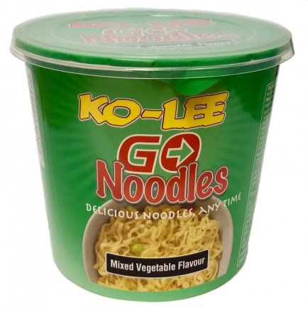 Ko-Lee Go Cup Noodles Mixed Vegetable 65g (Pack of 6)