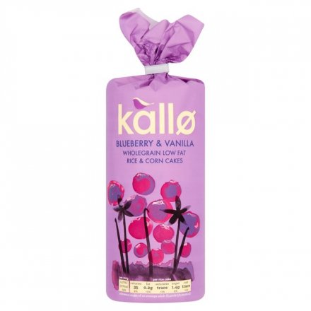 Kallo Blueberry & Vanilla Jumbo Rice Cakes 120g (Pack of 1) – Zorbaonline