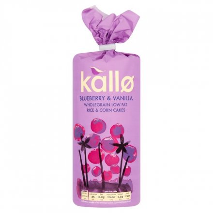 Kallo Blueberry & Vanilla Jumbo Rice Cakes 120g (Pack of 1)