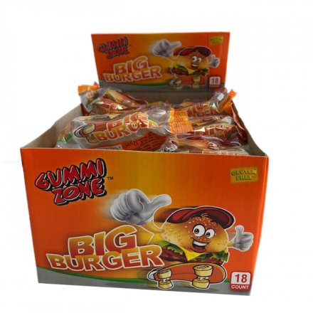 Yupi Big Burger Candy 32g (Pack of 18)