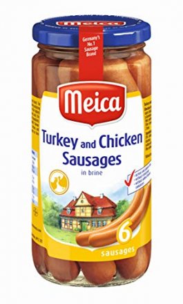 Meica Turkey & Chicken Sausages 380g (Pack of 3)