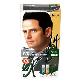 Bigen Men's Beard Colour, Brown Black B102 (Pack of 3)