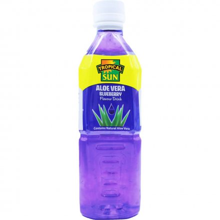 Tropical Sun Aloe Vera Blueberry 500ml (Pack of 12)