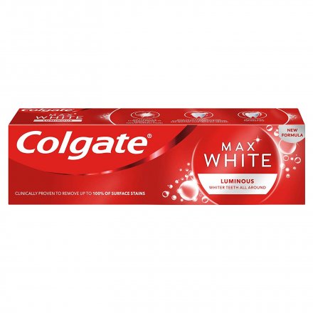 Colgate Toothpaste Max White Luminous 75ml (Pack of 6)