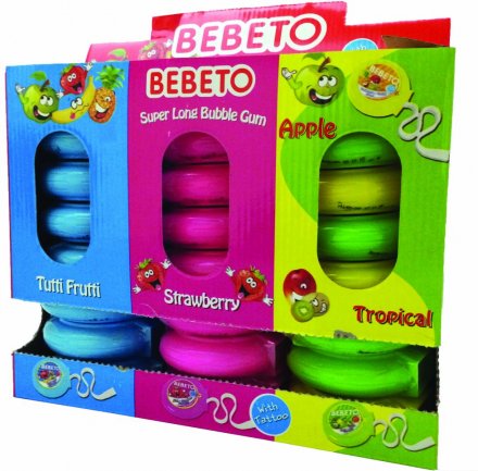 Bebeto 1M Gum 40g (Pack of 24)