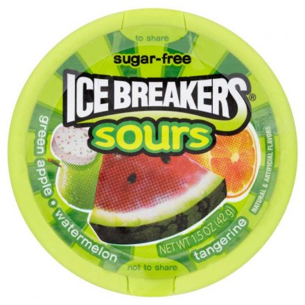 Ice Breakers Fruit Sours 42g (Pack of 8)