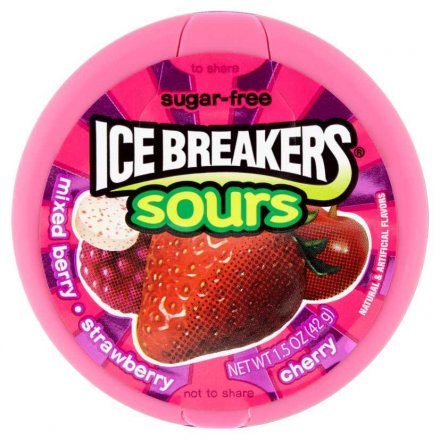 Ice Breakers Berry Sours 42g (Pack of 8)