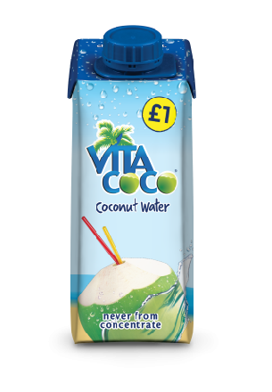 Vita Coco Natural Coconut Water 250ml (Pack of 12)