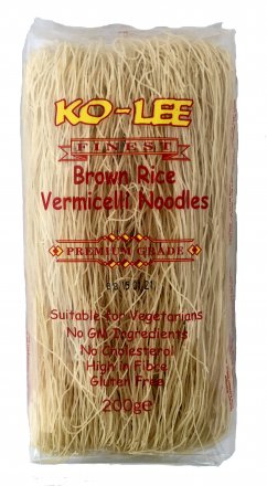 Ko-Lee Vermicelli Brown Rice Noodles 200g (Pack of 10)