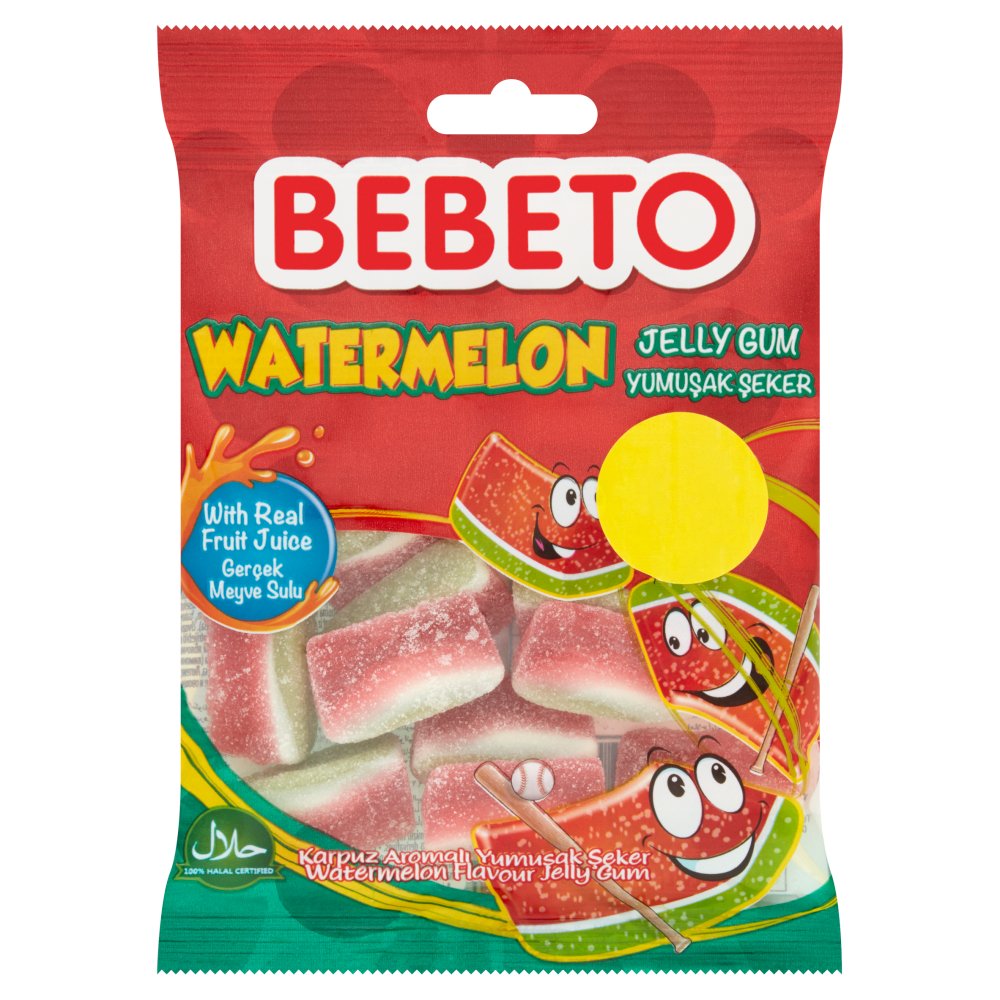 Bebeto Watermelon Jelly Gum 70g