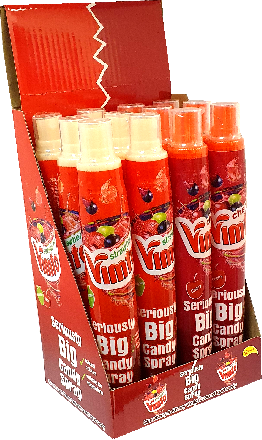 Vimto Big  Spray Strawberry & Cherry 80ml (Pack of 12)