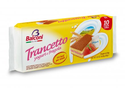 Balconi Trancetto Strawberry Cake Bars (Pack of 6)