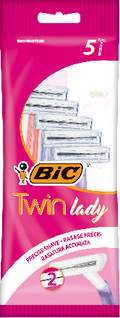 BIC 2 Twin Lady 5's (Pack of 10)