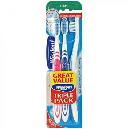 Wisdom Regular Plus Firm Triple (Pack of 6)