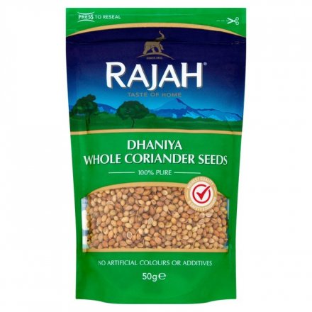 Rajah Whole Dhaniya 50g (Pack of 10)
