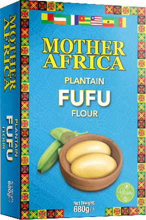 Mother Africa Plantain fufu 680g (Pack of 6)