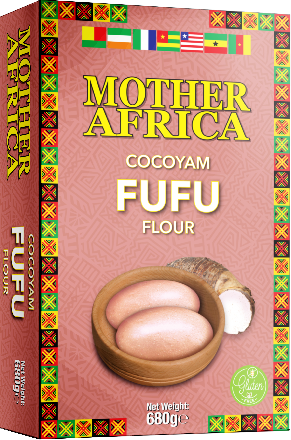 Mother Africa Cocoyam Fufu 680g (Pack of 6)