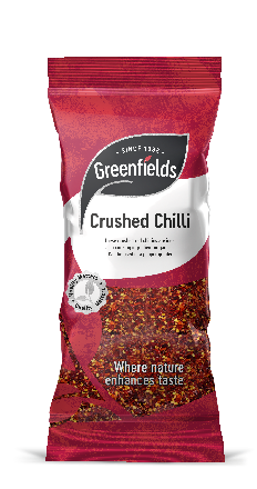 Greenfields Crushed Chilli 75g (Pack of 12)