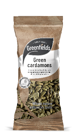Greenfields Green Cardamons 50g (Pack of 12)