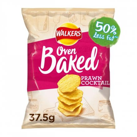 Walkers Baked Prawn Cocktail 37.5g (Pack of 32)